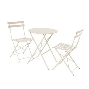 Cj Mesa Red 60+2 Cad Metal Bege Terraza 732483-ld LDK GARDEN