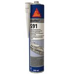 Cola Veda Sikaflex-591 300ml Preto - Sika SIKA