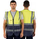 Colete Reflector Amar/azul Tam.xl Cl-03 - B Camp B CAMP
