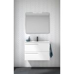Conj Movel Wc 60 Vitale Branco+lavat Slim - Royo ROYO
