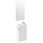 Conj Movel Wc Lavat + Espelho Pike 40 Branco - Sani SANITANA
