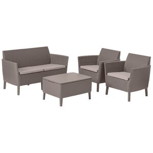 Conj Salemo Lounge Capuccino 5009828- Allibert ALLIBERT