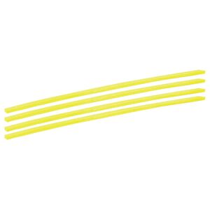 Conjunto 4 Fios Nylon Quadrados 4,0mm 30cm Flux