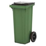 Contentor Lixo 120l C/rod Ver/amar/cin Ft639-cetin CETIN