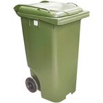 Contentor Lixo 240l C/rodas Verde -topack TOPACK