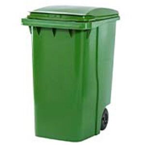 Contentor Lixo 240l C/rodas Vrd Fta640-flora FLORA