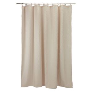 Cortina Wc Lisa Bege 180x180 - Decorinter DECORINTER