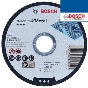 Disco Corte Metal 115 Stand 2608619383 BOSCH