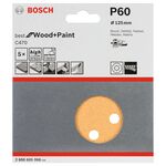 Disco Lixar Mad 125mm P60 Bl5 2608605068 - Bosch BOSCH