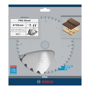 Disco Serra Circ Optiline190x20/16 24 2608640612 BOSCH