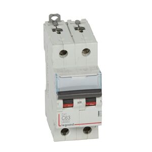 Disjuntor 2p C63 10ka Dx3 407806 - Legrand LEGRAND