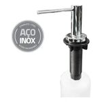 Doseador Bancada Sab.liquido Inox  - Vivacor VIVACOR