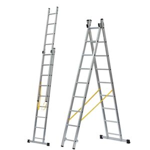 Escada Alum Dupla Trek 2x14 Degraus - Teicocil TEICOCIL