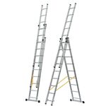 Escada Alum Tripla Trek 3x12 Degraus - Teicocil TEICOCIL