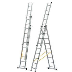 Escada Alum Tripla Trek 3x12 Degraus - Teicocil TEICOCIL
