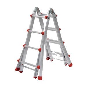 Escada Aluminio Multi Flexivel 3,45mt 4x6 Degraus Flux