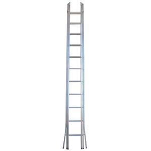 Escada Aluminio Tripla 4,00mt Pes Abertos Flux