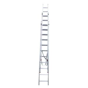 Escada Aluminio Tripla Degrau Quadrado 4,00mt Flux