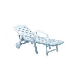 Espreguicadeira Palamos Branco 183x68 - Resol RESOL