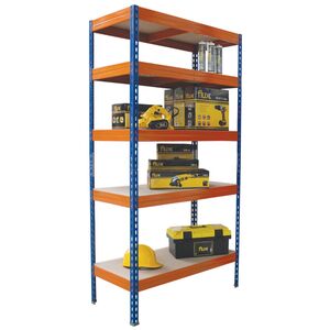 Estante 5 Prateleiras Palanca 1920x1000x500mm Flux