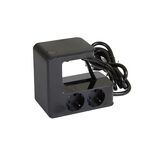 Extensao Mult.encaixe 4x2p+t Preto 694812-legrand LEGRAND