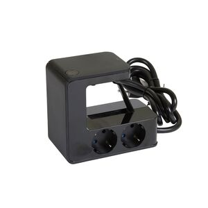 Extensao Mult.encaixe 4x2p+t Preto 694812-legrand LEGRAND