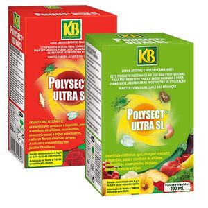 Insecticida Jardins/hortas Polysect Ultra 100ml-kb KB