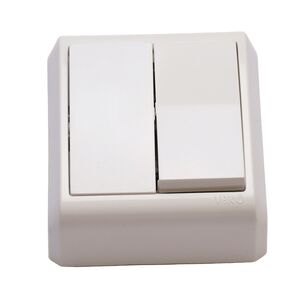 Interruptor Duplo Branco Vera Ref. 90681 VIKO by Panasonic