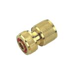 Ligação Rápida Latão Com Água Stop 1/2" Flux