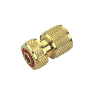 Ligação Rápida Latão Com Água Stop 1/2" Flux