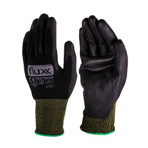 Luva Poliuretano Preta 9 Flux