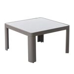 Mesa Alum C/vidro 70x40cm Stella 127060-ldk Garde LDK GARDEN