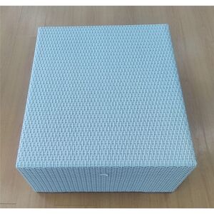 Mesa Centro Jardim 5813 Rattan Branco Sem marca