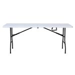 Mesa Easy Dobrável Exterior 180 Branco - Garbar GARBAR