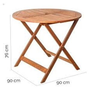 Mesa Mad 90x90x76 Kate Shorea N 82486 - Ldk Garde LDK GARDEN