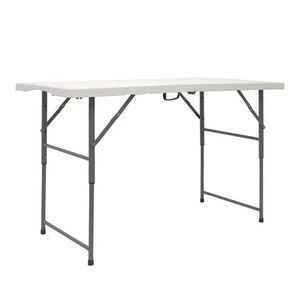 Mesa Rect Plegable 120x60x74cm 733052 Branco-ldk LDK GARDEN