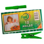 Mola Roupa Plastico Bl 12 - Fpl FPL