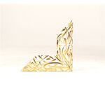 Moldura 26x100  Branco Ouro 0994200437fscm A Me MOLDARTPOVOA
