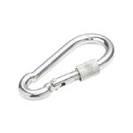 Mosquetão Galvanizado Com Parafuso 60x6mm Flux