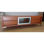 Movel Tv 3p Melamina Cerejeira 1580x480x520 Sem marca