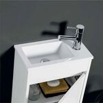 Movel Wc Mini C/lavat Susp.40x22 Branco- Aml AML