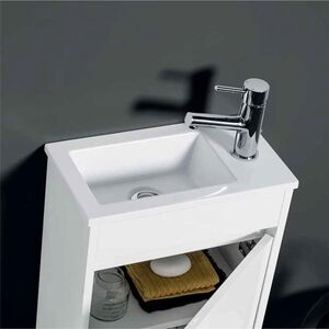 Movel Wc Mini C/lavat Susp.40x22 Branco- Aml AML