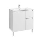 Pack Movel Anima 800 Branco + Lavat Victoria - Roca ROCA
