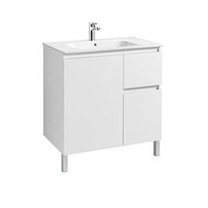 Pack Movel Anima 800 Branco + Lavat Victoria - Roca ROCA