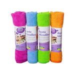 Pano Microfibras 38x38 Cores Div - Sayma SAYMA