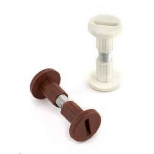 Parafuso Ligacao Ref.09 Plast Branco Bl2- Teicocil TEICOCIL