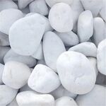 Pedra P/jardim Branca Sc 20kg Sem marca