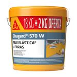 Pele Elast Sikagard 570w Fibras Telha 20kg- Sika SIKA