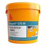 Pele Elast Sikagard 570w Fibras Telha 5kg- Sika SIKA