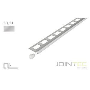 Perfil 2,50ml Square 12,5mm Alum Prata Mt-jointec JOINTEC